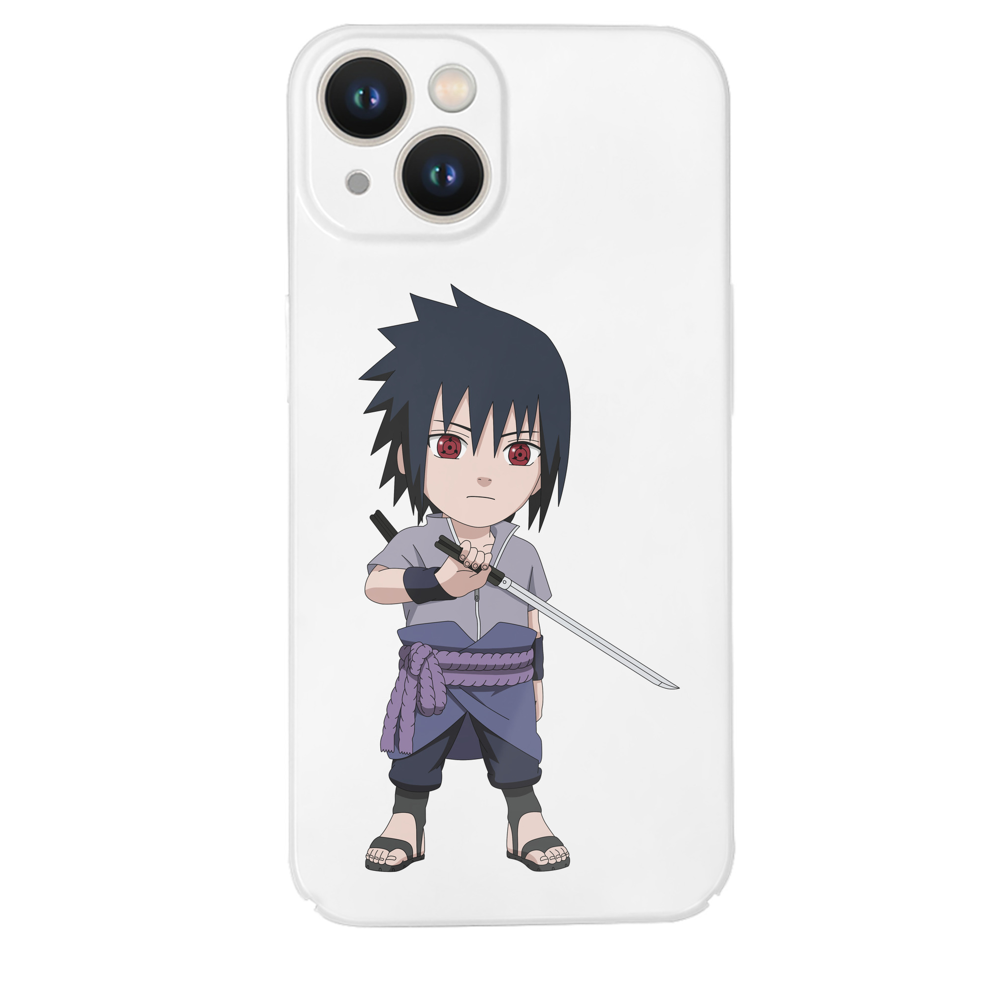 （画像用） NARUTO -ナルト- うちは サスケ Uchiha Sasuke 【iPhone 14シリーズ対応】ハードケース